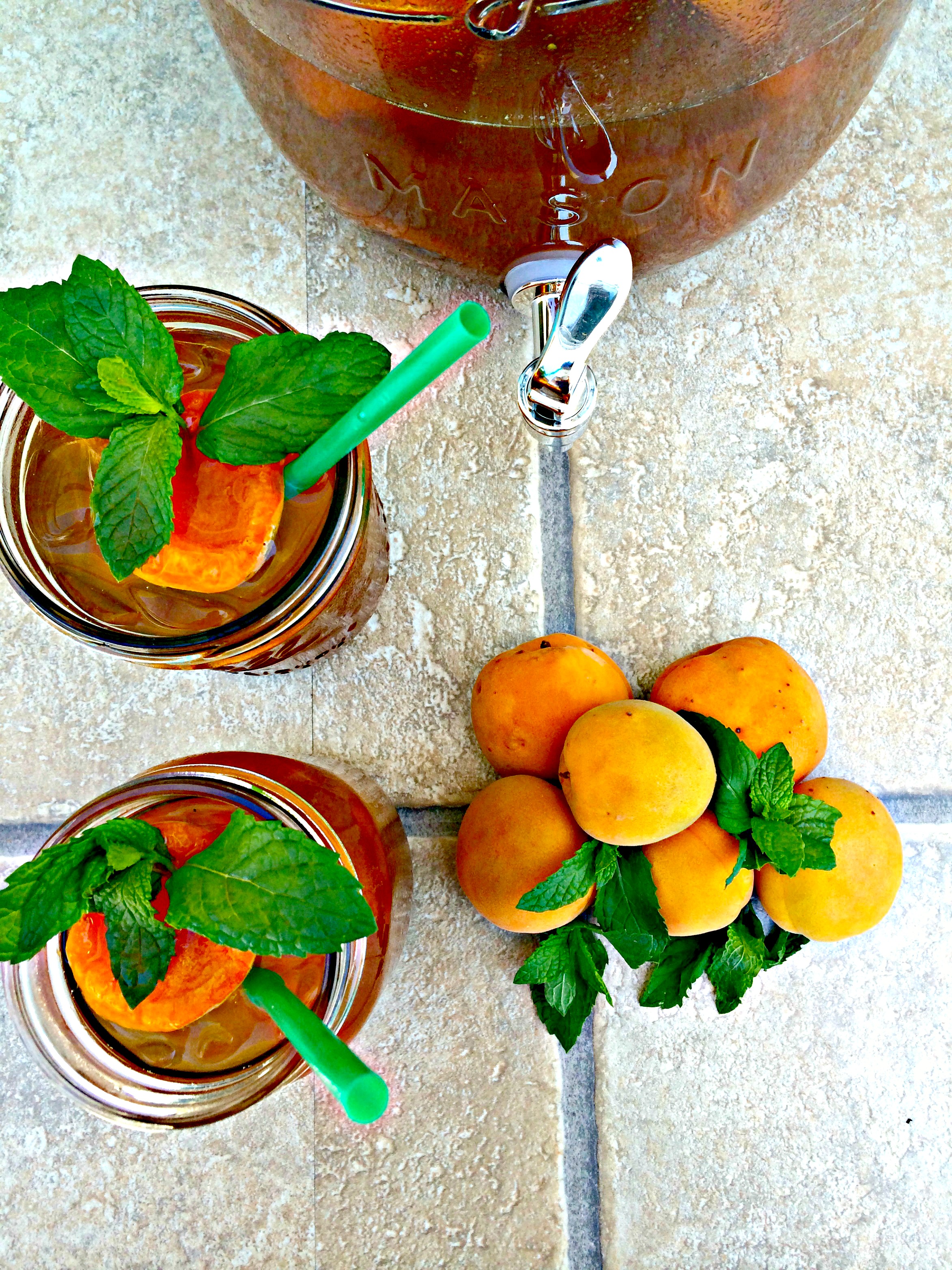ApricotMint Iced Tea The Complete Savorist