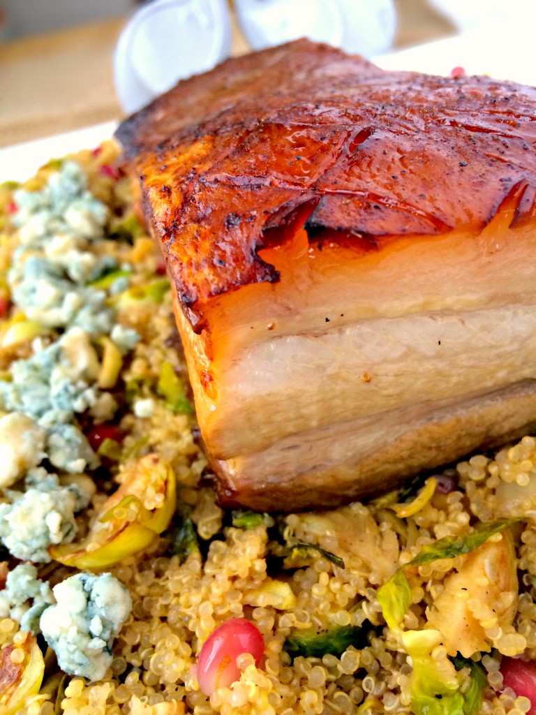 Pomegranate-Honey Glazed Pork Belly ~ The Complete Savorist