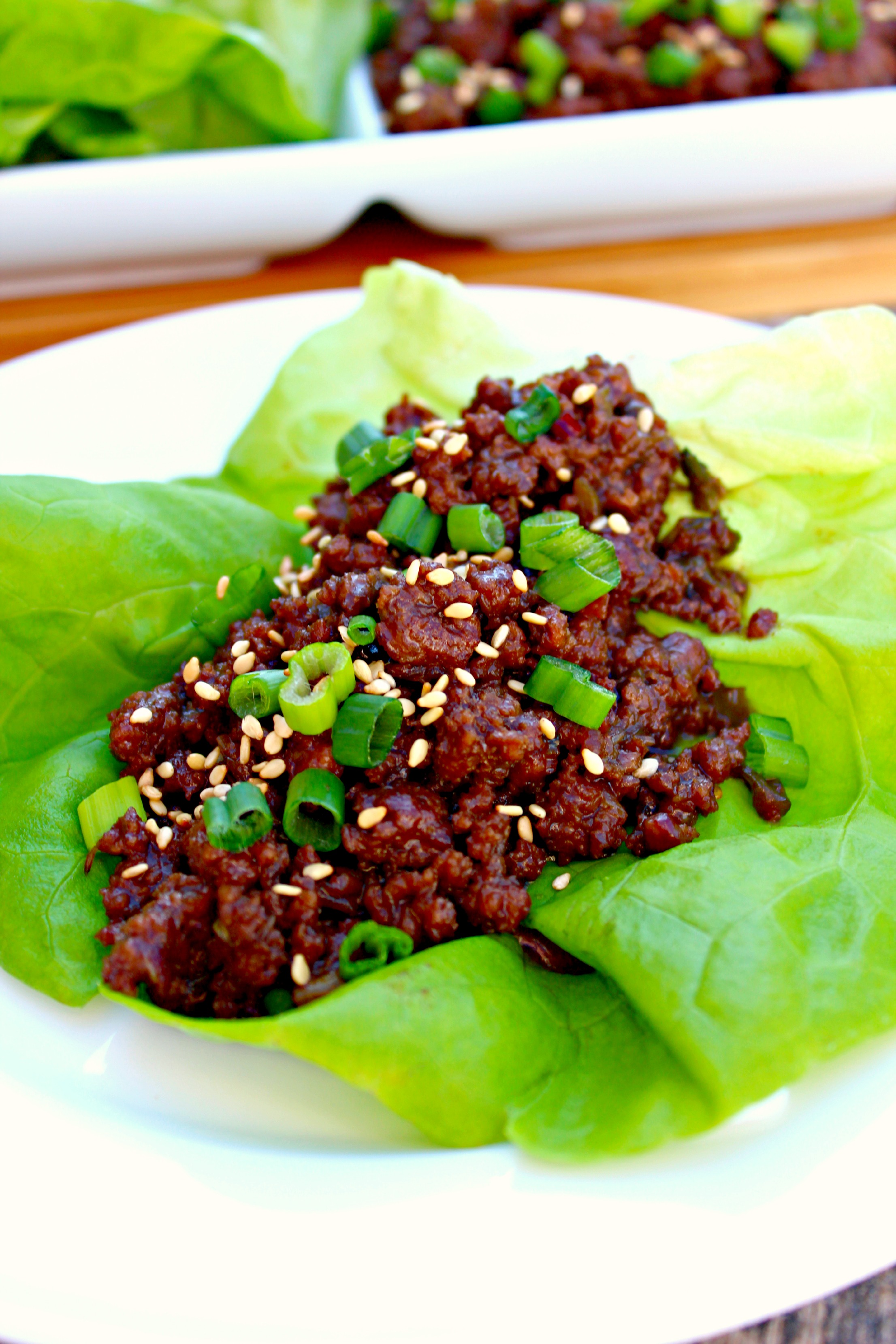 Korean Beef Lettuce Wraps - The Complete Savorist
