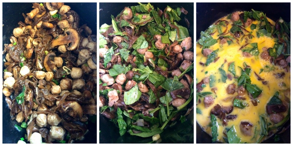 Sausage and Mushroom Frittata