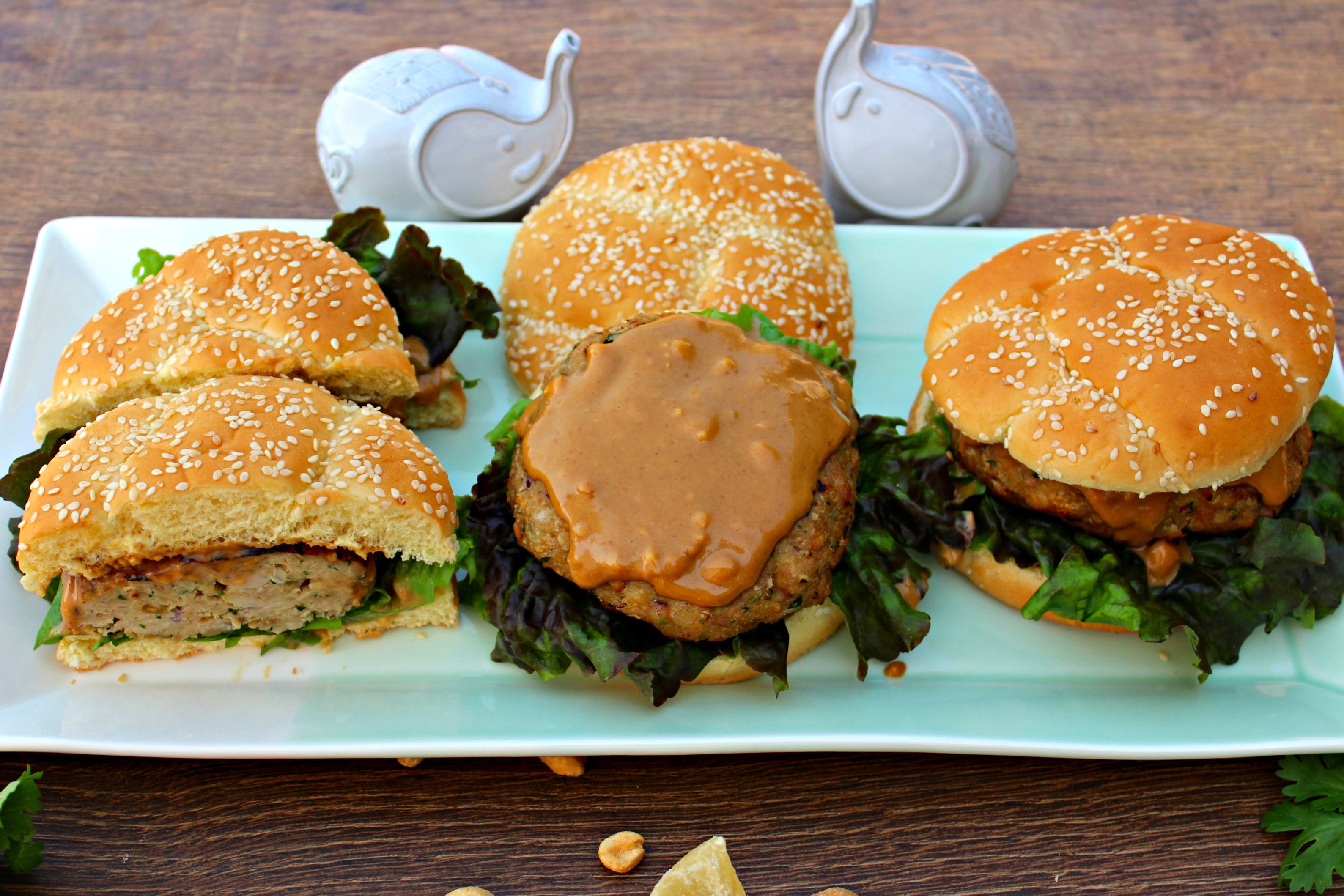 Chicken Satay Burgers  The Complete Savorist