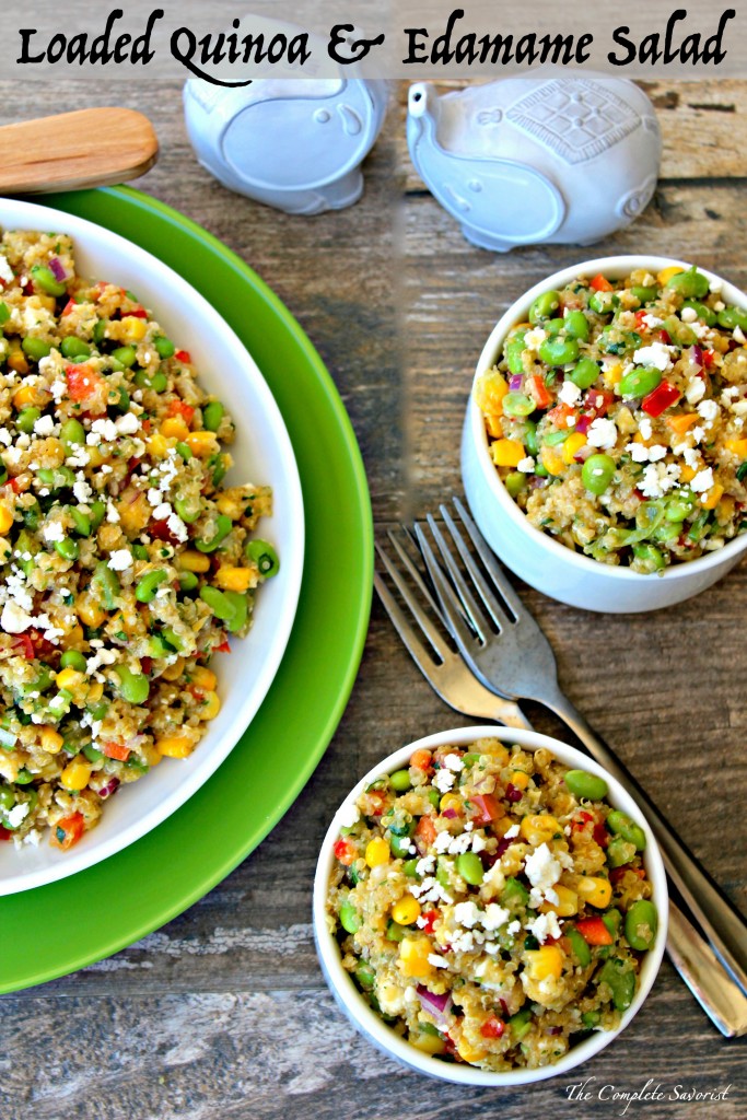 Loaded Quinoa and Edamame Salad The Complete Savorist
