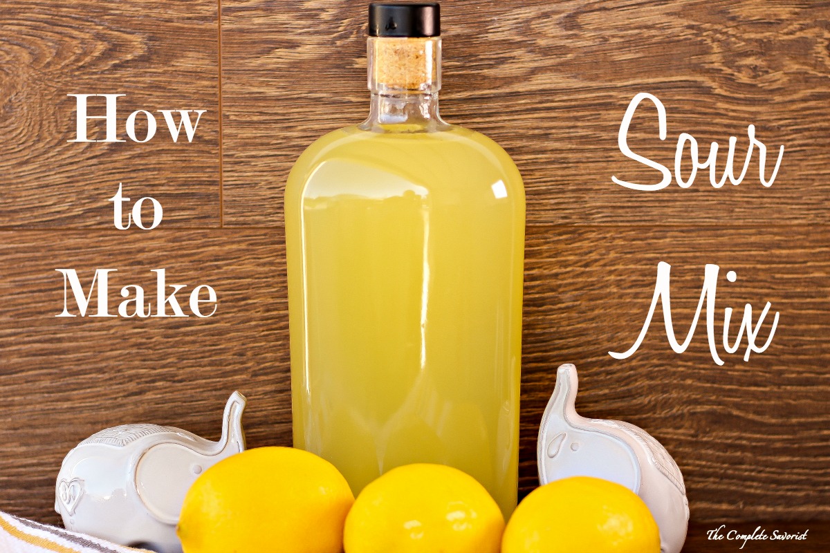 how to make sour mix ~ a simple combination of freshly squeezed